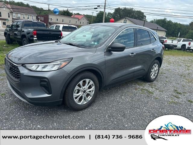 2024 Ford Escape Active in Gray — front three-quarter view