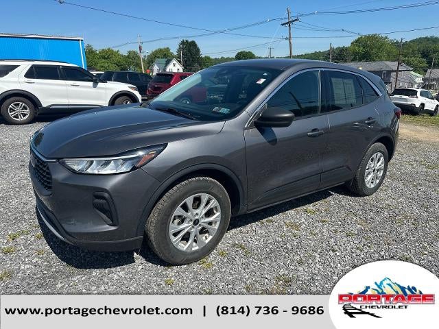 2023 Ford Escape Active in Gray — front three-quarter view