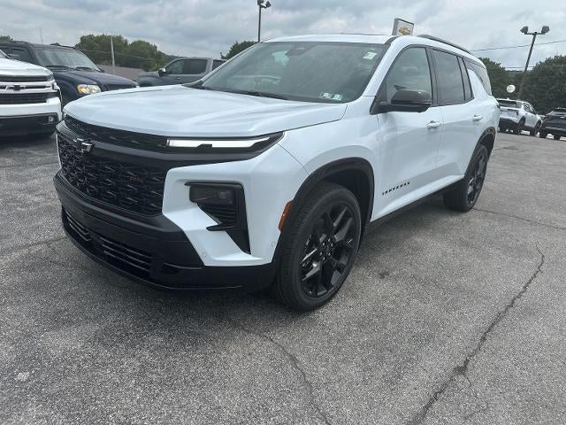 2026 Chevrolet Traverse LT in Summit White — front three-quarter view