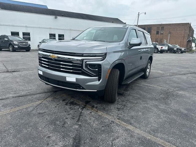 2026 Chevrolet Tahoe LT in Sterling Gray Metallic — front three-quarter view