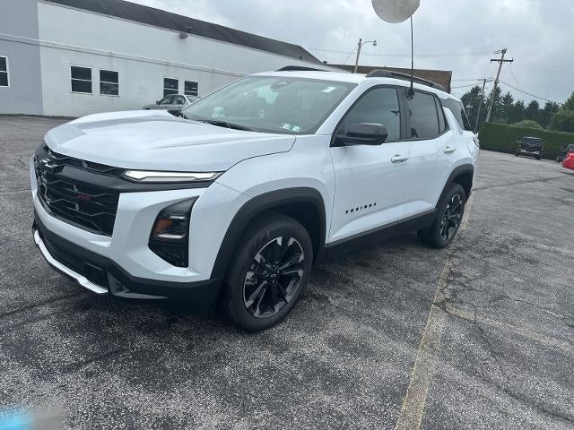 2026 Chevrolet Equinox RS in Polar White Tricoat — front three-quarter view