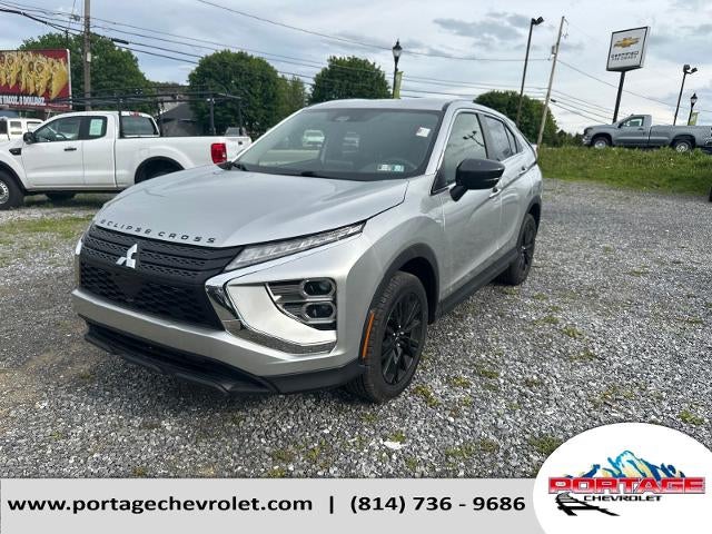 2023 Mitsubishi Eclipse Cross LE S-AWC in Silver — front three-quarter view