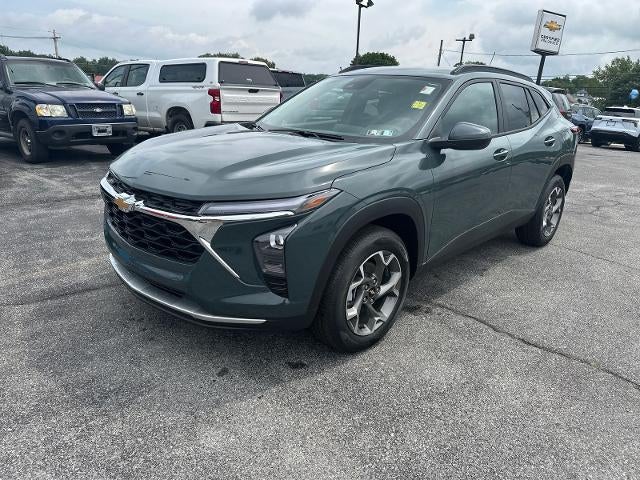 2026 Chevrolet Trax LT in Cypress Gray — front three-quarter view